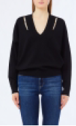 Liu Jo White Sweaters Schwarz