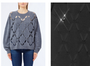 Liu Jo White Sweaters Black
