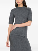 Liu Jo White Sweaters Gray