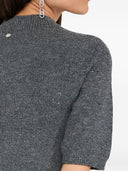 Liu Jo White Sweaters Gray
