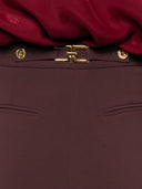 Elisabetta Franchi Trousers Red