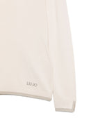 Liu Jo White Sweaters Beige