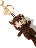 Twin Set Keychains Brown