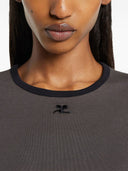 Courreges T Shirts And Polos Grey