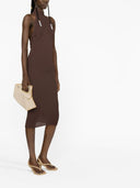 Y dirigir el vestido midi de punto