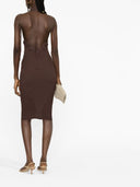 Y dirigir el vestido midi de punto