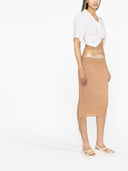 Y readamo falda midi de cintura baja