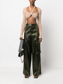 Andreadamo Crop Top With Necklin