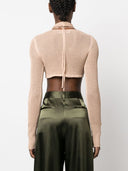 Andreadamo Crop Top With Necklin