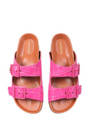 L'autre Chose Sandals With Coconut Print Leather