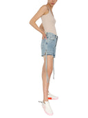 Off White Denim Shorts