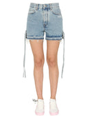 Off White Denim Shorts