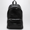 Balenciaga Black Leather Explorer Backpack