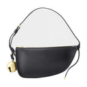 Scudo imbracatura mini spalline burberry in pelle nera