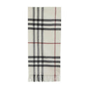 Cheque gigante bufanda burberry cachemira neutral