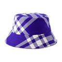 Monogram spand hat burberry uld blå