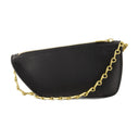 Micro Shield Wallet On Chain Burberry Leather Black
