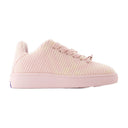 Lf Box Knit Sneakers Burberry Synthetic Pink