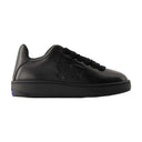 LF Box Sneakers Burberry Leather Black