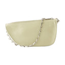 Micro Sling Shield Crossbody Burberry Leather Beige