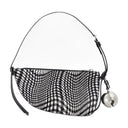 Schildschlinge kleiner Brieftasche auf Kette Burberry Baumwolle Schwarz
