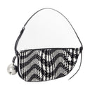 Schildschlinge kleiner Brieftasche auf Kette Burberry Baumwolle Schwarz