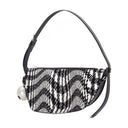 Schildschlinge kleiner Brieftasche auf Kette Burberry Baumwolle Schwarz