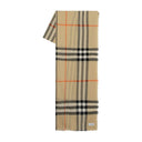 Check Scarf Burberry Wool Beige