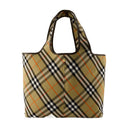 London Shopper Bag Burberry Cotton Beige
