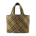 London Shopper Bag Burberry Cotton Beige