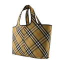 London Shopper Bag Burberry Cotton Beige