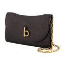 Rocking Horse Wallet On Chain Burberry Leather Black