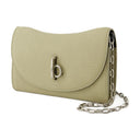 Rocking Horse Wallet On Chain Burberry Leather Beige