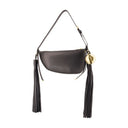 Mini Shield Sling Shoulder Bag Burberry Leather Black