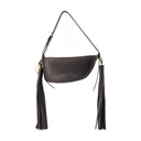 Mini Shield Sling Shoulder Bag Burberry Leather Black