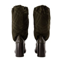 Coins 95 bottes en cuir burberry multicolore