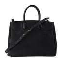 Small Rocking Horse Shopper Bag Burberry Leather Black