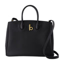 Small Rocking Horse Shopper Bag Burberry Leather Black