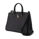 Small Rocking Horse Shopper Bag Burberry Leather Black