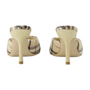 Mews 90 Chk Pumps Burberry Linen Neutral