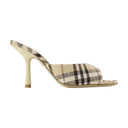 Mews 90 Chk Pumps Burberry Linen Neutral