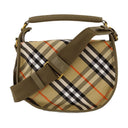 Small B Clip Messenger Crossbody Burberry Synthetic Beige