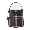 Mini Drawstring Crossbody Burberry Gray sintético