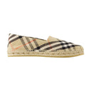 LF Mews Espadrilles Burberry Linen Beige