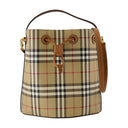 LL Piccola crase Burberry Burberry in pelle sintetica marrone