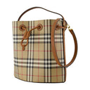 LL Piccola crase Burberry Burberry in pelle sintetica marrone