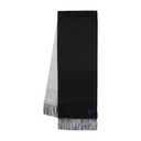 Knight Solid Scarf Burberry Wool Black