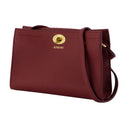 Cotswolds Shoulder Bag Burberry Leather Burgundy