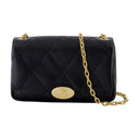 Strand Shoulder Bag Burberry Leather Black