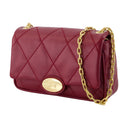 Strand肩带Burberry Leather Burgundy